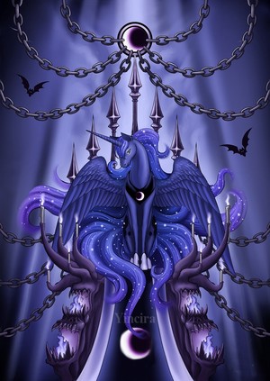 Luna on Throne