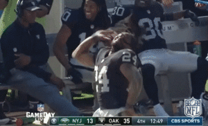  Lynch Dancing on the Sideline
