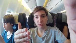  Nikita Xlson137 shoots Vlog on the plane (2015)
