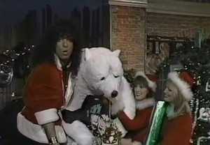  Paul Stanley ~Christmas Eve Guest VJ on MTV...December 24, 1985
