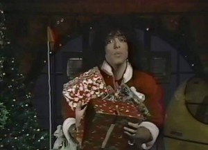  Paul Stanley ~Christmas Eve Guest VJ on MTV...December 24, 1985