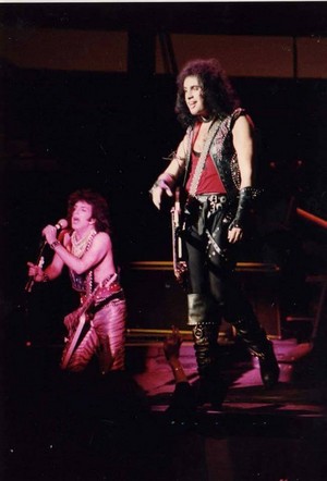Paul and Gene ~Atlanta, Georgia...December 26, 1983 (Lick it Up tour) 