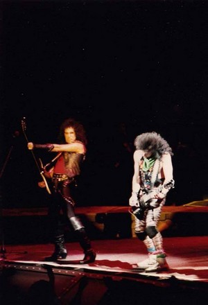 Paul and Gene ~Atlanta, Georgia...December 26, 1983 (Lick it Up tour) 