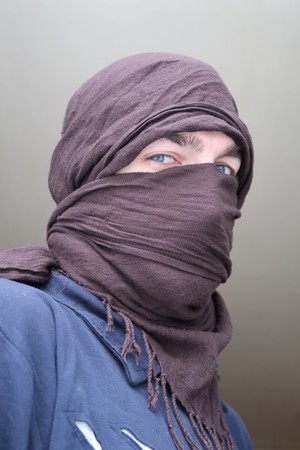  Photoshoot of Nikita Xlson137 in an Arab bandana (2020)