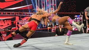  Raw 2/8/2021 ~ Lacey Evans vs carlotta, charlotte Flair
