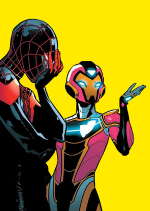  Riri Williams and Miles Morales in Ironheart no. 6