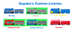  Sayaka Custom Liveries