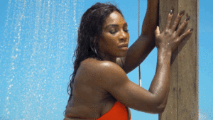  Serena Williams - Sports Illustrated roupa de banho, fato de banho 2017