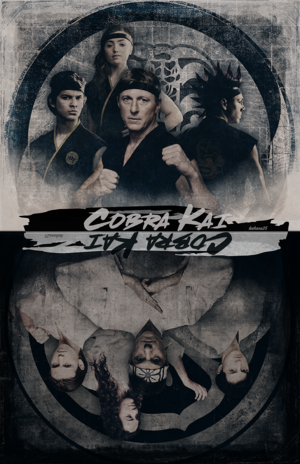  Team cobra Kai || Dark vs. light. Good vs. evil. Right vs. wrong. Flip the script.