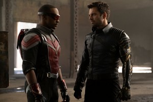  The falcon, kozi and the Winter Soldier - Promo Pic