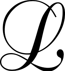 The Letter L in Cursive 