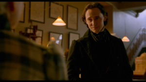 Tom Hiddleston as Thomas Sharpe in Crimson Peak