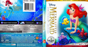 Walt Disney 4K Ultra HD Covers - The Little Mermaid (The Walt Disney Signature Collection)