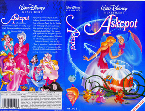 Walt Disney Classics VHS Covers - Cinderella (Danish Version)