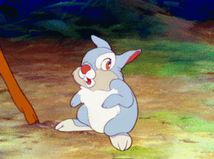  Walt Disney Gifs - Bambi & Thumper