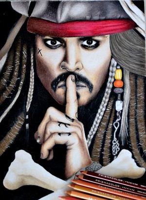  Walt Disney người hâm mộ Art - Captain Jack Sparrow