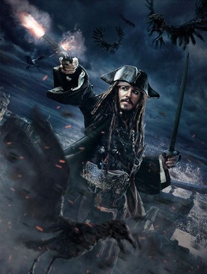  Walt ডিজনি অনুরাগী Art - Captain Jack Sparrow