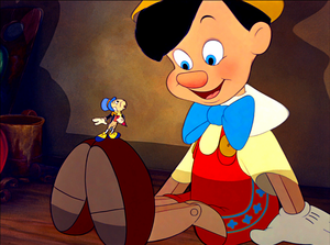 Walt Disney Screencaps - Jiminy Cricket & Pinocchio