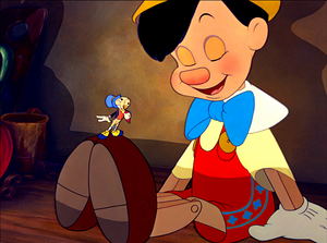  Walt 迪士尼 Screencaps - Jiminy Cricket & Pinocchio