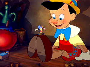 Walt Disney Screencaps - Jiminy Cricket & Pinocchio