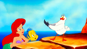  Walt Disney Screencaps - Princess Ariel, platessa, passera pianuzza & Scuttle