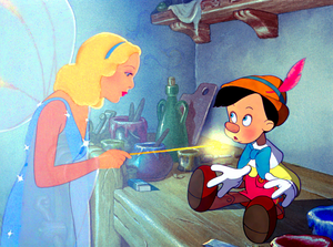  Walt 디즈니 Screencaps - The Blue Fairy & Pinocchio