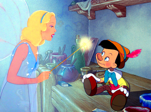  Walt Disney Screencaps - The Blue Fairy & Pinocchio