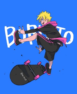  boruto кататься на коньках