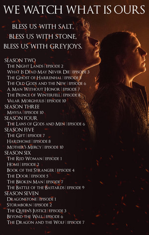  Alternate Iron Anniversary MaraThrone: We Watch What Is Ours [Greyjoys]