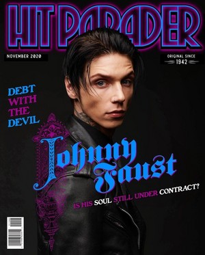  Andy Biersack as Johnny Faust || Cover of Hit Parader