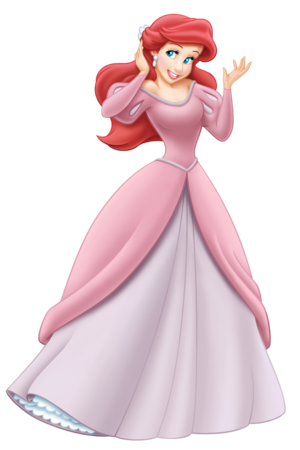 Ariel pink dress