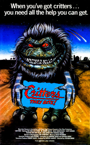  CRITTERS. 1986. UK Poster.