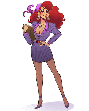 Captain syrup office lady