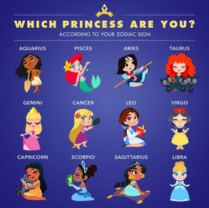 Disney Princess Zodiac