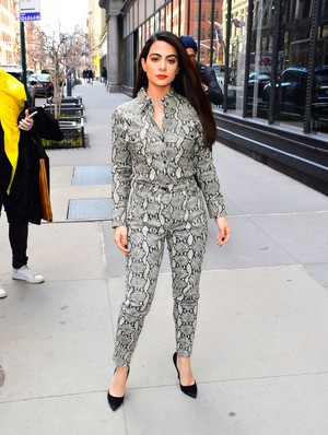  Emeraude Toubia – Outside BUILD in NYC
