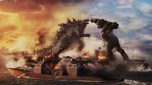  Godzilla vs. Kong (2021) karatasi la kupamba ukuta