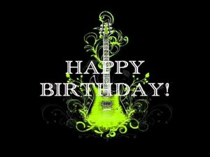  chitarra Birthday Card
