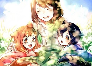  Hana, Yuki and Ame