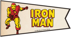  Iron Man || 1966 Marvel Comics Pennant