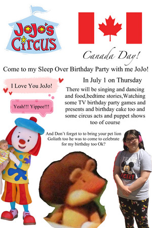 JoJo’s Circus sleep over birthday party 