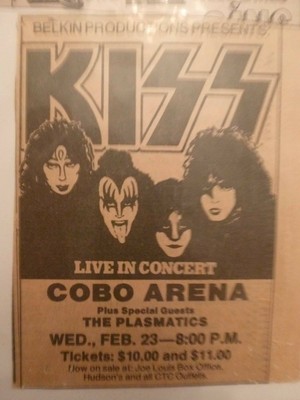 KISS ~Detroit, Michigan...February 23, 1983 (Creatures of the Night Tour) 