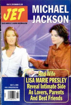  Michael Jackson And Lisa Marie Presley On The Cover Of Jet