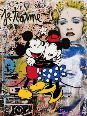  Mickey and Minnie Popart