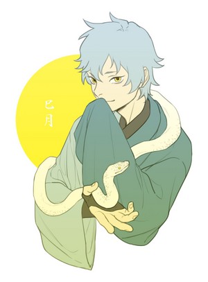  Mitsuki with snake