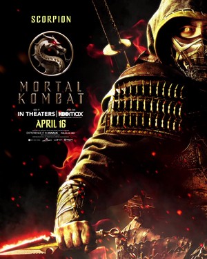  Mortal Kombat (2021) Character Poster - escorpião