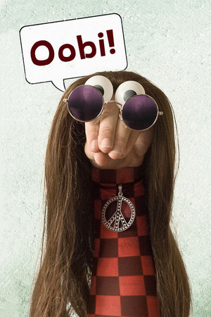  Oobi Hand Hippie Poster
