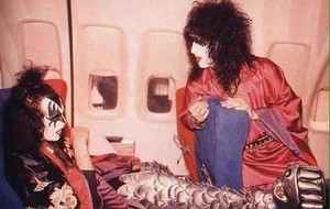  Paul and Gene || KISS arrives in Tokyo, Japan...March 18, 1977
