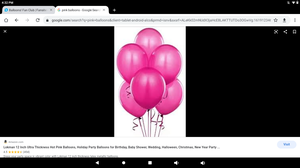 rosa balloons