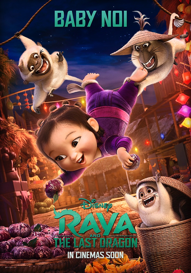 Raya and the Last Dragon Character Poster - Noi - Raya and the Last