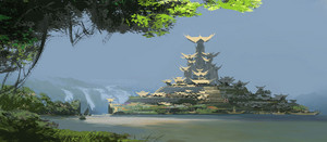  Raya and the Last Dragon - Land of Fang Concept Art kwa Kevin Nelson
